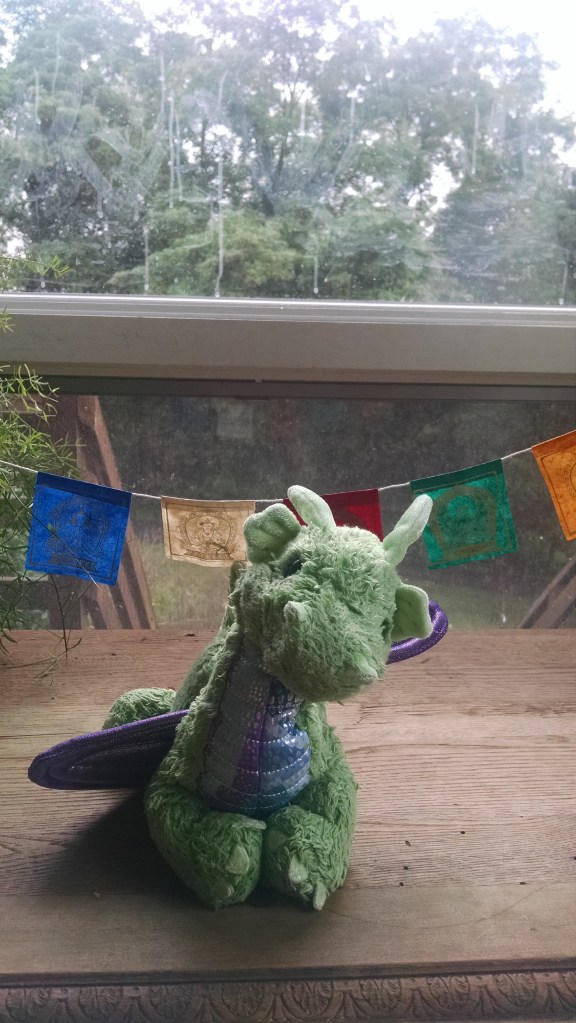 Even a dragon can use a little Zen in her world.