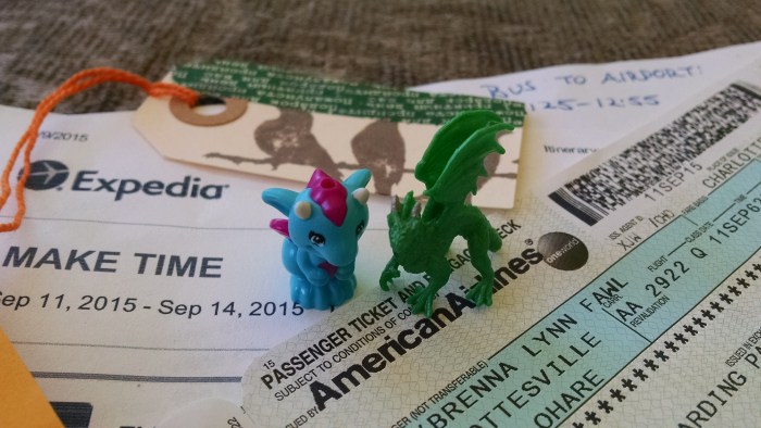 There were supposed to be pics of dragons on a plane, but I may have freaked out and forgotten.......